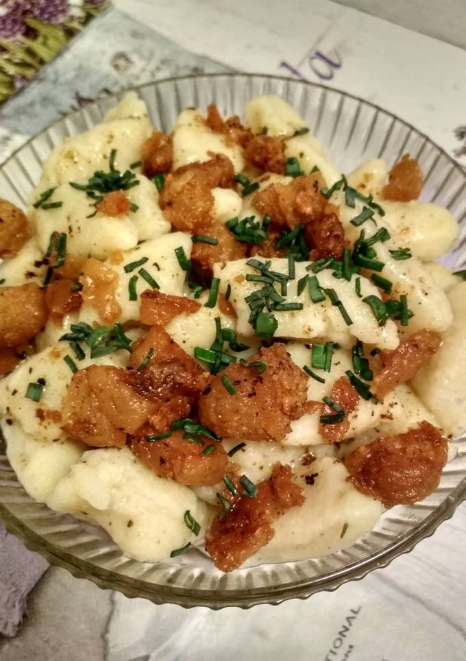 Галушки (ліниві вареники) ❤️