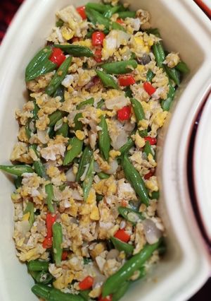 Foto resep Buncis orek telur