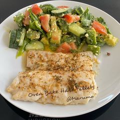 Oven Bake Hake Fillets A picture of Oven Bake Hake Fillets.