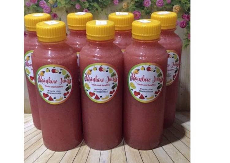 Resep Diet Juice Papaya Kiwi Guava Cranberry, Enak Banget