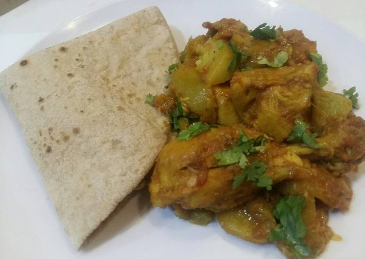 Recipe of Homemade Tinday gosht(chicken)