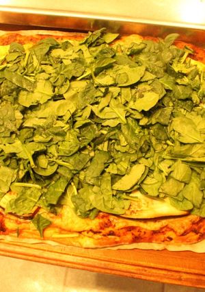 Una foto de Pizza Zawinul, 3 quesos tres