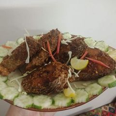 A picture of Fried fish.