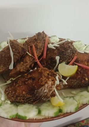 A picture of Fried fish.