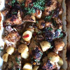 A picture of Lemon Chicken & Potato Oven Bake.