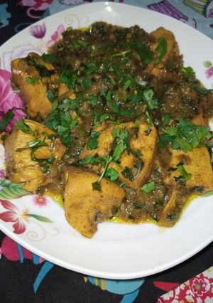 A picture of Coriander Chicken.