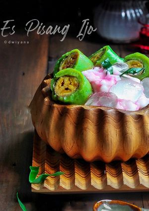 Foto resep Es Pisang Ijo