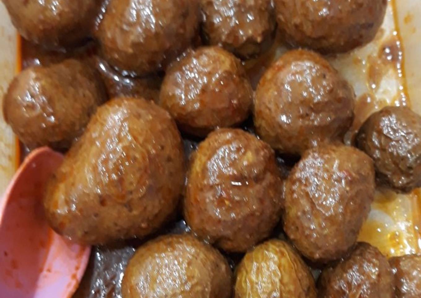 Rendang kentang baby