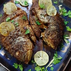 A picture of Fried fish (dandiye).