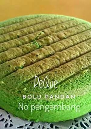 Foto resep Bolu Pandan Tanpa Pengembang