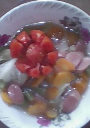 Foto resep Sup Sosis Sapi
