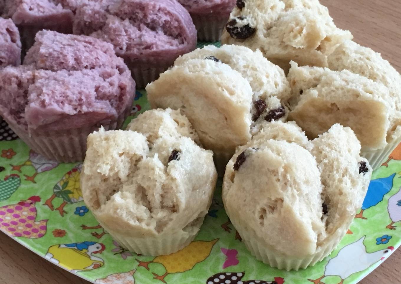 Cupcake simple à la vapeur pour les petits