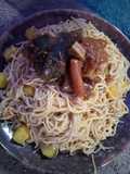 Suppergetti and Irish with cow leg
