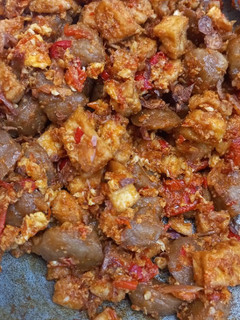 Foto resep Oseng pedas bakso tahu dan telur