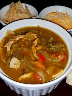 A picture of Mike's New Mexican Chicken Soup.