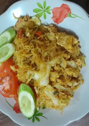 Foto resep Mihun goreng tanpa minyak, tanpa gula