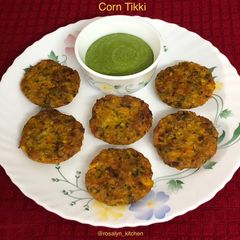 A picture of Corn Tikki.