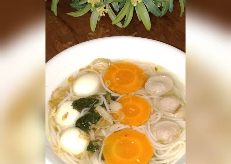 Bagaimana  Sop Misoa Telur Puyuh Sosis Anti Gagal