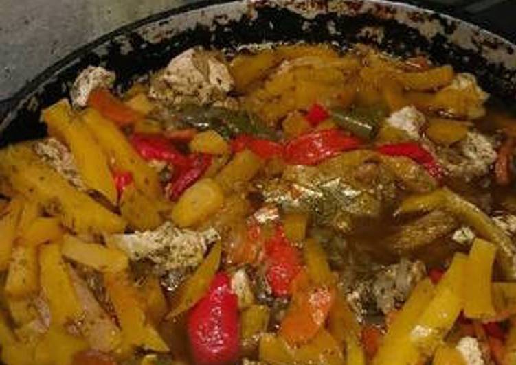 Receta saludable. También llamada por mi paella sin arroz