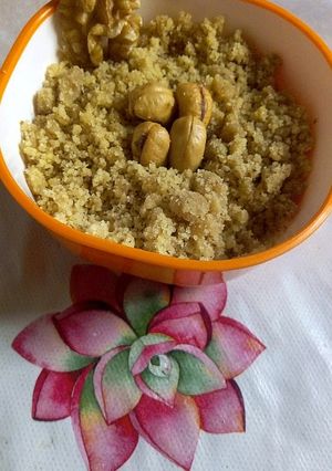 வால்நட் தூள் கேசரி (Walnut kesari recipe in tamil) செய்முறை முக்கிய புகைப்படம்
