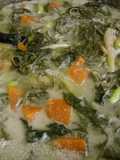 Daun singkong & labu kuning santan