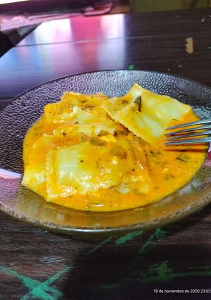 Una foto de Salsa de tomate con queso