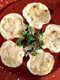 Capesante ai surimi gratinate