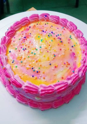 A picture of Pink cake.