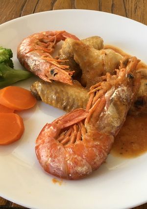 Foto principal de Alitas de pollo con gambones