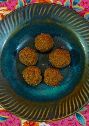 A picture of Pumpkin seed and Mix Seeds Laddu.