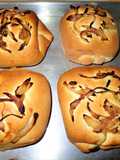 ROLOS DE PAN DE CEBOLLA PARA SANDWICHES, HAMBURGUESAS