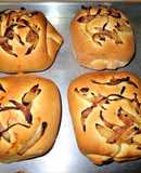 ROLOS DE PAN DE CEBOLLA PARA SANDWICHES, HAMBURGUESAS