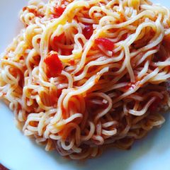 A picture of Lazy lunch (Indomie).