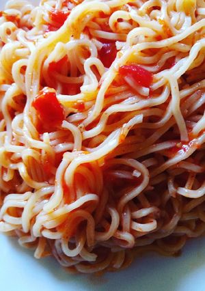 A picture of Lazy lunch (Indomie).