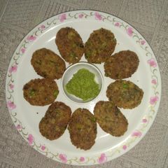 Protein packed Sprouts and Paneer Kabab A picture of Protein packed Sprouts and Paneer Kabab.