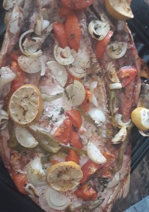 Una foto de Dorado al horno