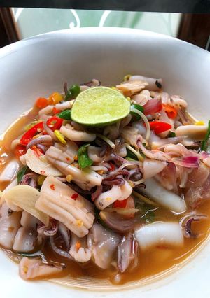 Foto resep Cumi pedas cabe merah ijo 🦑🦑🦑