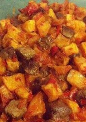 Foto resep Balado ati ampela ayam