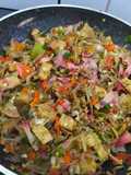 Teri tempe sambal kincung / kecombrang