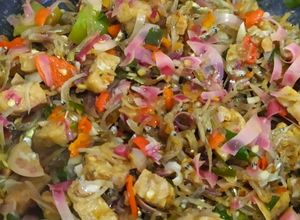Foto resep Teri tempe sambal kincung / kecombrang