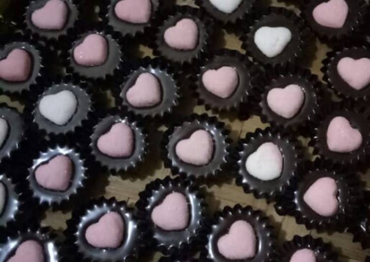 Resep masakan Coklat yupi💖 | Langkah Membuat Coklat yupi💖 Yang Mudah Dan Praktis