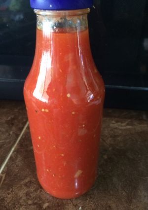 Una foto de Salsa de tomate en conserva