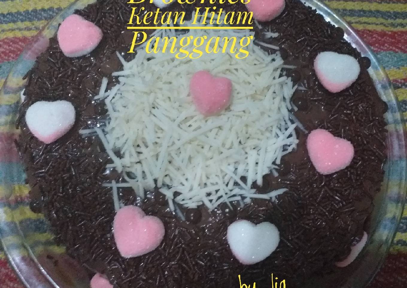 Brownies Ketan Hitam Panggang