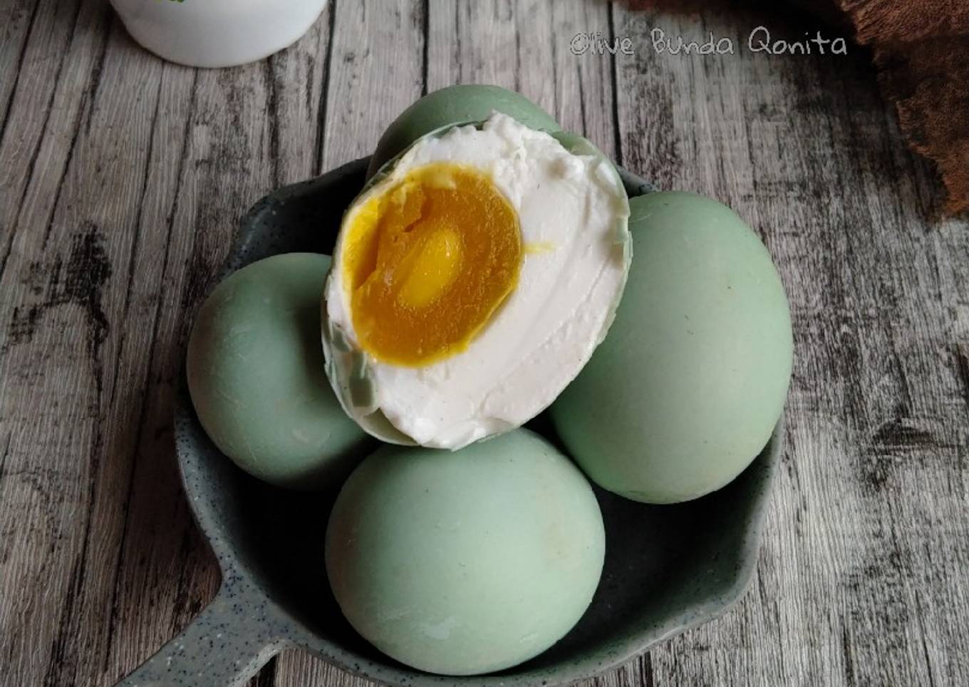 Telur asin homemade