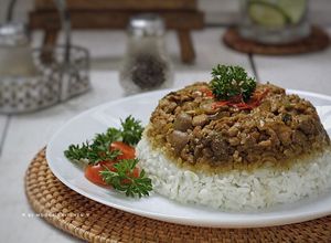 Foto resep Nasi Tim Ayam Jamur (#pr_BukanNasiBiasa)
