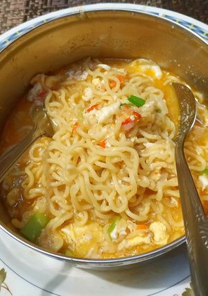 Foto resep Mie instan ala dok dok