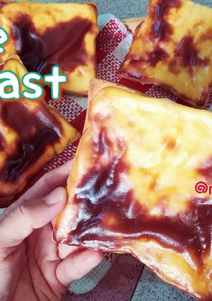 Foto resep Creamy cheese toast | cheese toast | roti keju panggang