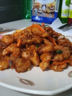 Foto resep Udang crispy asam manis