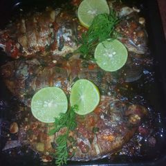 A picture of Grilled fish.
