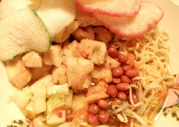 Rujak mie ala kadarnya